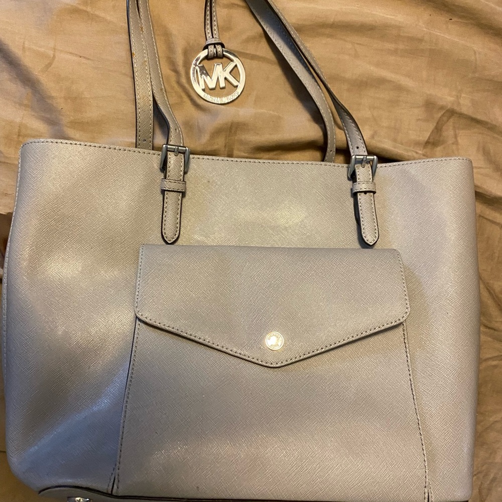 Gray Michael Korean Purse